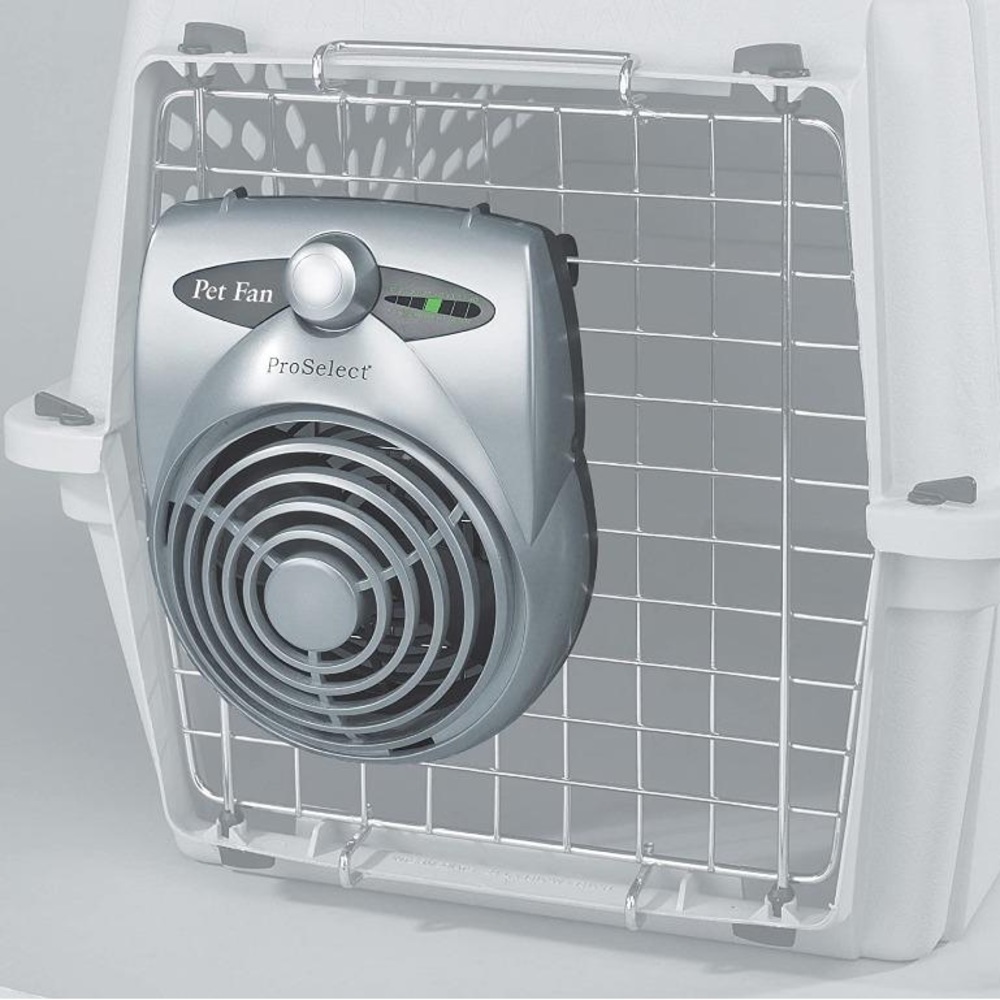 Pro Select Silver Quiet Battery Cool Pup Crate Fan - Picture 5 of 13